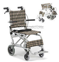 00638: รถเข็นพกพาขนาดเล็กแบบพับข้าง (Portable wheelchair)